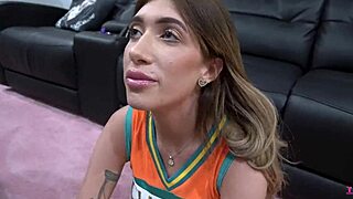 Hot Friend Akira Angel Rocks Cheerleader Costume for Wild Fantasy Fuck!
