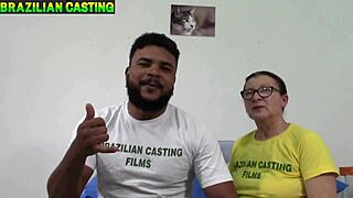 Uma's Huge Milf Pussy Gapes Wide on Monster Cock Brazilian Casting Squirting Anal Fuck Fest