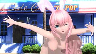 Megurine Luka and Meiko Pose Nude as Big-Tit Goddesses in Summer Idol Mod