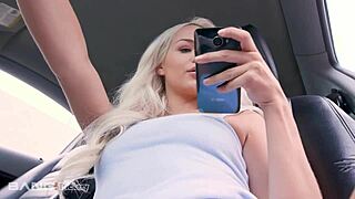 black dude tricks petite elsa jean bent over for massive bbc doggystyle fuck