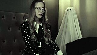 Halloween Wednesday Addams Rides Cock Hard With Amazing Juicy Moans