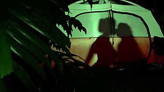 me and sarah arabic shared roxie sinner in tent 3some after campfire stories uh