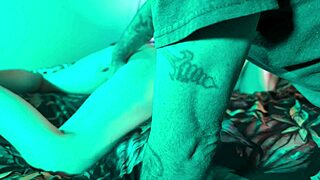 Mature couple massages with huge dildo feet play leading to intense orgasm part 1