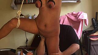 Milf Hogtied for Intense Fist Fucking BDSM Session High Definition