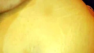 Indonesian babe with huge boobs gets doggystyled, creampied deep