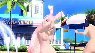Megurine Luka and Meiko Pose Nude as Big-Tit Goddesses in Summer Idol Mod