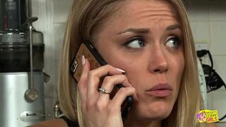 busty darcie dolce licks ash hollywood's tight pussy then they scissor hard