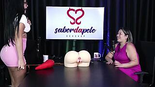 you ever tried uma's realistic ass and pussy prosthesis with those other dolls luciana kai sabor da pele sexshop sheer red