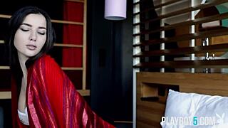 ukrainian milf model bares huge tits for playboy