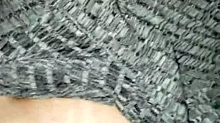 Hairy cougar's fertile womb overflows from deep creampie breeding