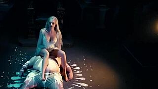 Ice Queen Tries Comedy But Strokes Cock Instead Part 1