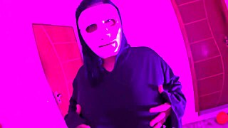trick or treat she chose anal creampie in her gaping ass
