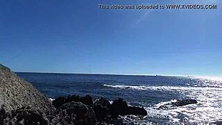 African Nudist Prostitute Flaunts Bueno Culo on Beach