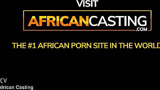 Black Milf's Huge Tits Bounce in Anal Pounding from Big White Cock Deepthroat Cumshot Finish