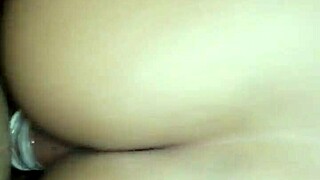 homemade horny latina milf bent over anal doggystyle pounding