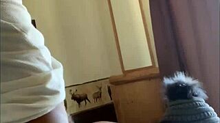 sexy snowboarder chick bounces ass on cock pov style with sloppy deepthroat and cumshot 😍💦