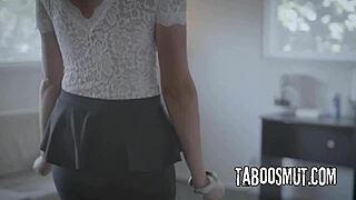 brett rossi faces office harassment big tits secretary bent over fucked