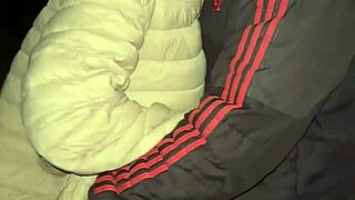 wife flashes at game fucks stranger in front of cuck hub at mirante ends with hubby licking creampie