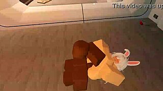 Holy Shit Shy Bunny Whore Takes Monster Big Black Cock Fuck In Roblox Condo