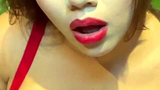 imagine this beautiful colombian latina savannah watson with big natural tits giving you pov titty fuck blowjob monster cock puffy nipples lipstick