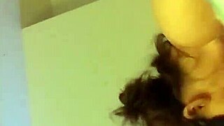 Blindfolded Woman Sucks Old Man's Cock In Close Up Detail