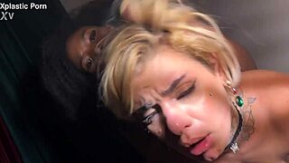 hey kyara hora and russah brazilian babes kiss lick pussies at party