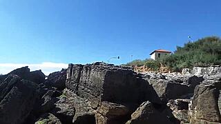 African Nudist Prostitute Flaunts Bueno Culo on Beach