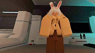 Holy Shit Shy Bunny Whore Takes Monster Big Black Cock Fuck In Roblox Condo