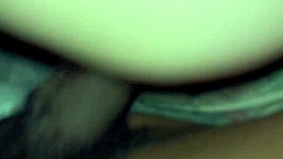 Stepdad and stepdaughter sneak hot interracial creampie doggystyle sex behind stepmom every night.