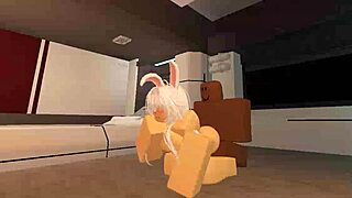 Holy Shit Shy Bunny Whore Takes Monster Big Black Cock Fuck In Roblox Condo