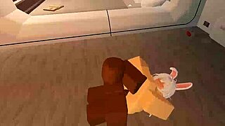 Holy Shit Shy Bunny Whore Takes Monster Big Black Cock Fuck In Roblox Condo