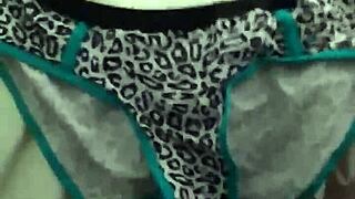 Cumming All Over Step Cousin's Lacy Panties