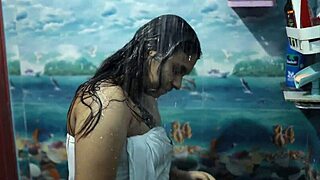 Chubby Indian Stepsister's Steamy Bath Romance