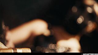 Man, this asian babe's pussy gets wrecked by futa leather monster's cucumber creampie in hardcore toy bondage