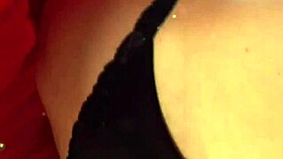 her big natural tits and puffy pussy lips tease you into sensual solo play...