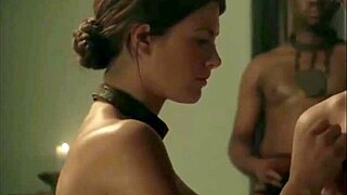 laura surrich's pregnant slave endures intense anal bdsm in spartacus scene edit