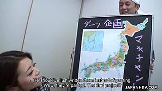 Japanese Maki Hojo craves car dick sucking uncensored