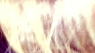 i can't stop watching this sexy blonde slurp on throbbing cock
