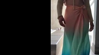 Behind her sensual moves hides a curvy brazilian secret