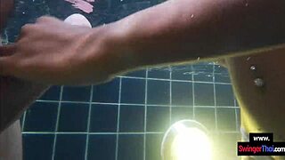 thai teen gf gets pool pounded by big cock euro boyfriend hardcore