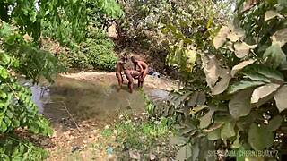 Curvy zainab chokes gags deepthroats during spring break gangbang