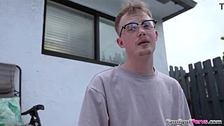 Fuck my stepson to save my marriage, milf begs outdoors