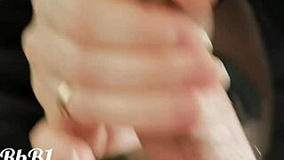 he unloads as i tease his cock with my wet tongue close-up