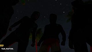 I practice kissing Emily and John on Dominos beach 17 visual novel gameplay moment