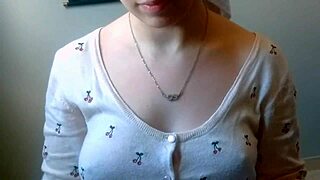 Petite Teen Unboxes Lingerie, Teases Wet Skinny Body Excitedly