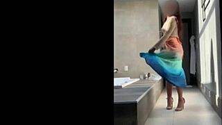 Behind her sensual moves hides a curvy brazilian secret