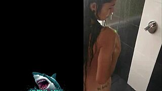 venezuelan hooker fucks me raw in shower no condon ohh