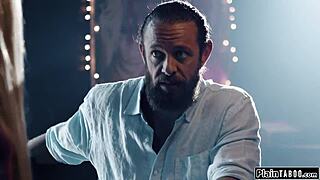 Cheating Husband Joins Wife And Waitress For Threesome Fuck