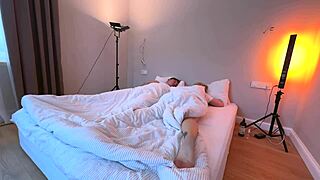 wake up babe, andre love's morning blowjob turns into doggystyle pounding