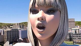 CORTANA VS SIRI In HUGE TALL GIANTESS ASS BATTLE